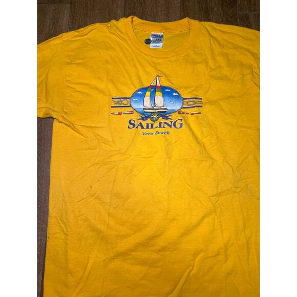 Vintage Sailing Vero Beach T-Shirt Size Medium - Picture 4 of 4